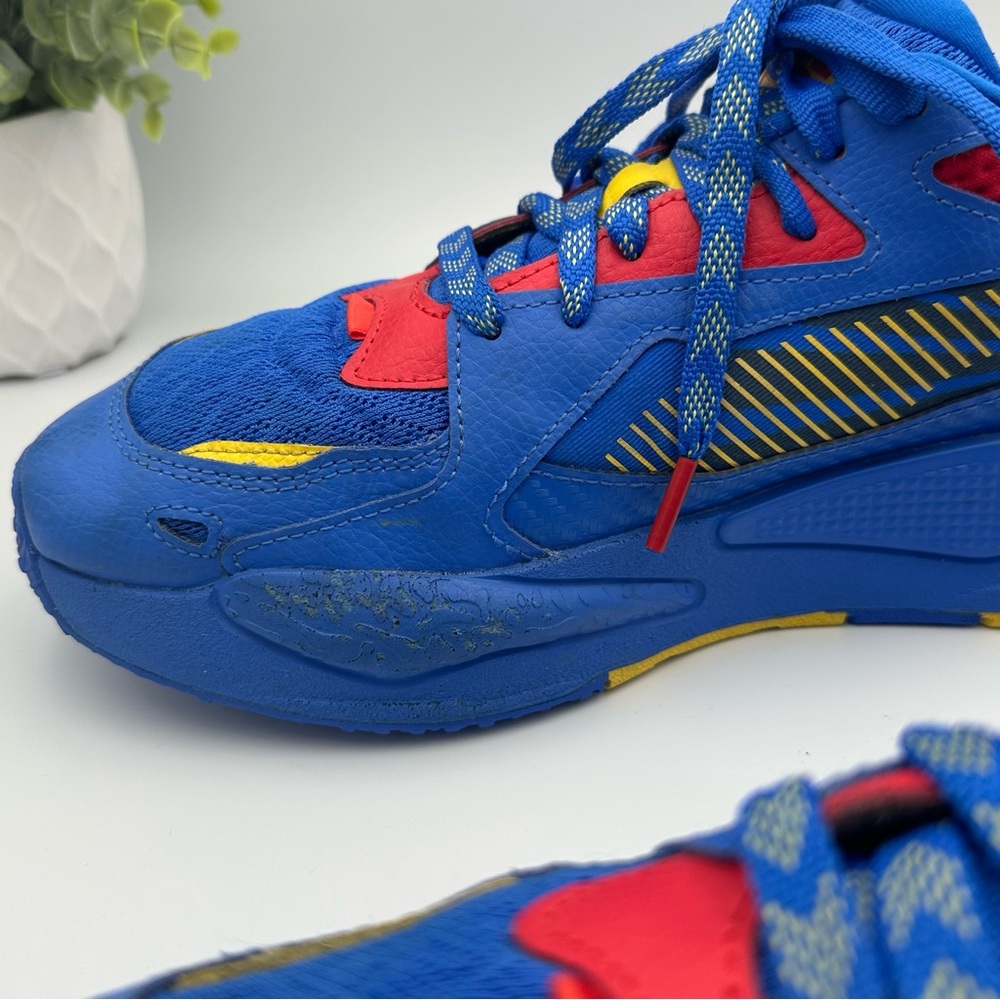 Puma Men’s Justice League X RsZ Superman Blue Synthetic Sneakers Shoes Size 10 - Picture 11 of 13